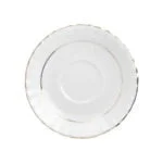 CHODZIEŻ IWONA Złota linia spodek 14cm do filiżanki CHODZIEŻ IWONA Złota linia spodek 14cm do filiżanki