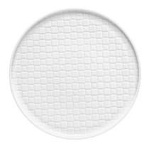 Lubiana Marrakesz talerz płytki okrągły 260mm biały