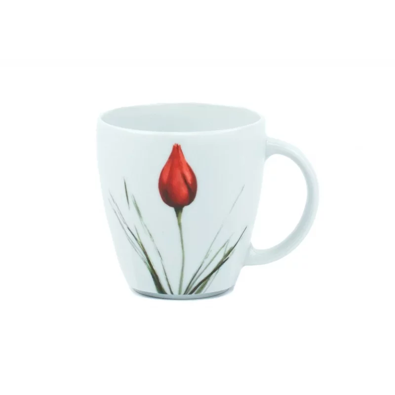 Lubiana Victoria kubek 300ml czerwony tulipan