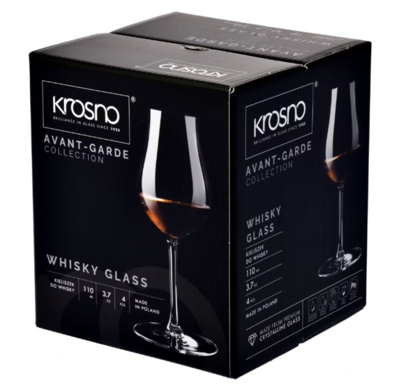 KROSNO Avant-Garde Kieliszki do degustacji whisky 110 ml