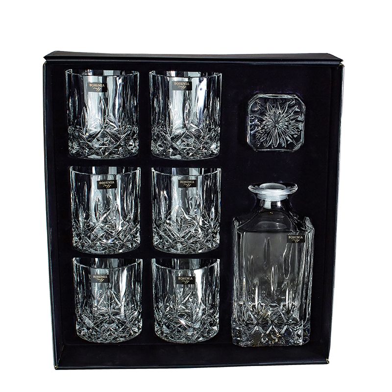 BOHEMIA PRESTIGE CLASSICO ZESTAW DO WHISKY 1+6 N BOHEMIA PRESTIGE CLASSICO ZESTAW DO WHISKY 1+6 N