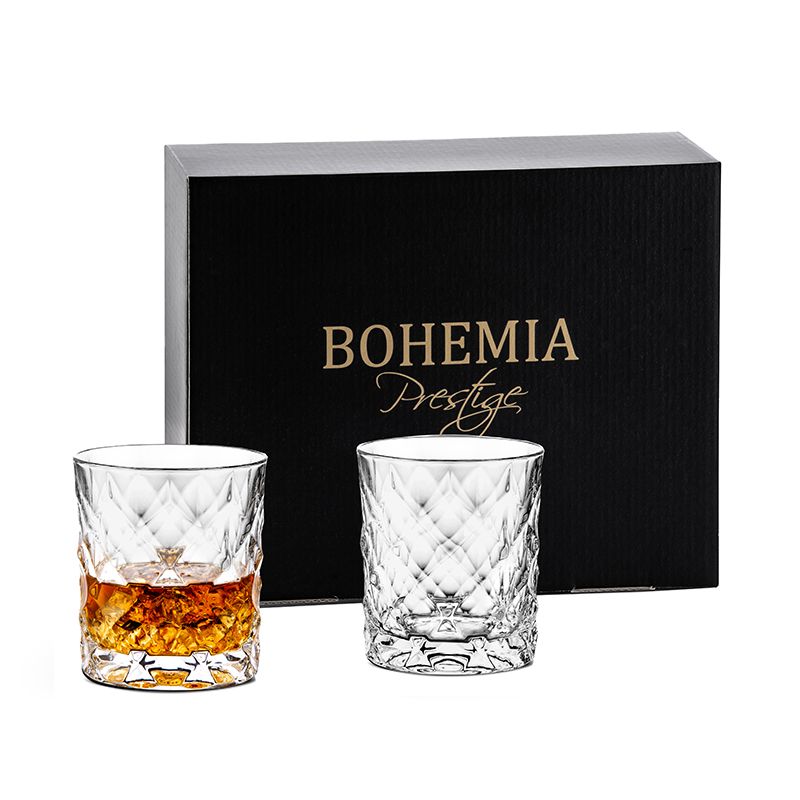 BOHEMIA PRESTIGE ILLUSION SZKLANKA DO WHISKY 300ML 6x BOHEMIA PRESTIGE ILLUSION SZKLANKA DO WHISKY 300ML 6x