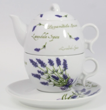 Prywatne: Lubiana Bola kpl.czajnik filiżanka spodek Lawenda