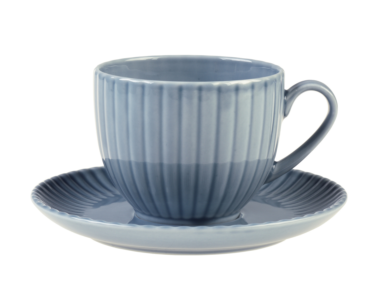 Prywatne: Lubiana Daisy komplet filiżanka 200ml spodek 14,5cm SEASIDE Szaroniebieski Prywatne: Lubiana Daisy komplet filiżanka 200ml spodek 14,5cm SEASIDE Szaroniebieski