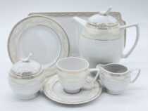 Lubiana Roma/Ambasador Garnitur do kawy 6 osób 21 elementów dek 4354