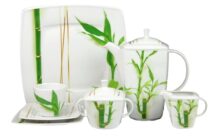 Lubiana Victoria garnitur do kawy 6 osób 22 elementy dek 3394 Bambus